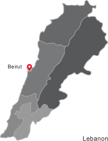 Lebanon map